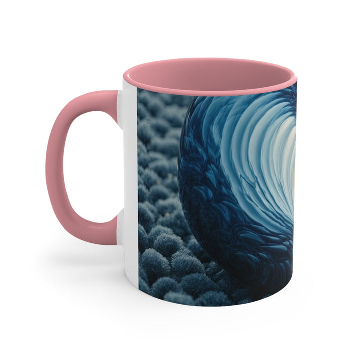 Oceanic Heart Horizon - Accent Coffee Mug - Mug - g(0D·IO) - Pink - 11oz -