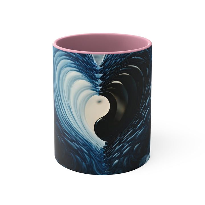 Oceanic Heart Horizon - Accent Coffee Mug - Mug - g(0D·IO) - Pink - 11oz -