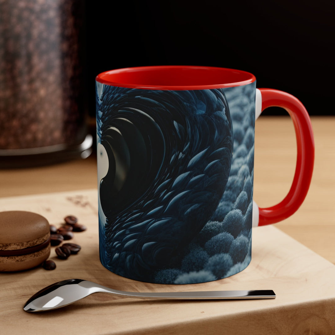 Oceanic Heart Horizon - Accent Coffee Mug - Mug - g(0D·IO) - Pink - 11oz -