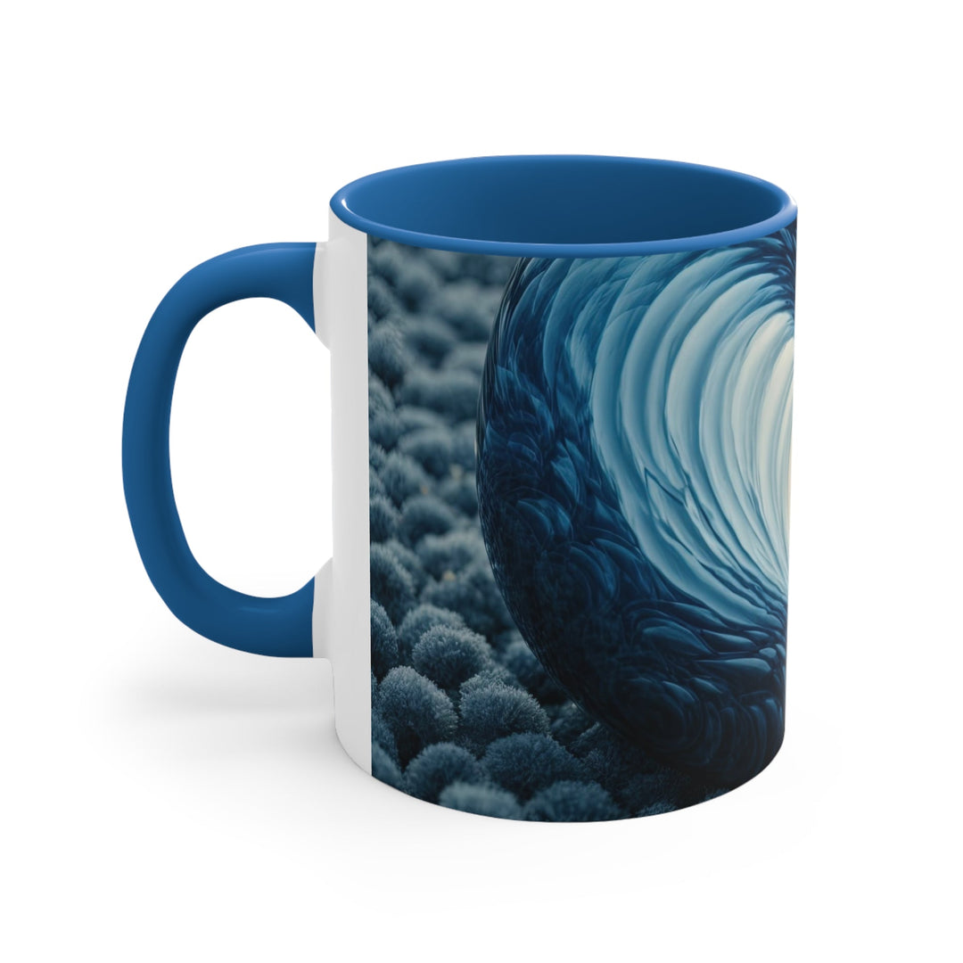 Oceanic Heart Horizon - Accent Coffee Mug - Mug - g(0D·IO) - Pink - 11oz -