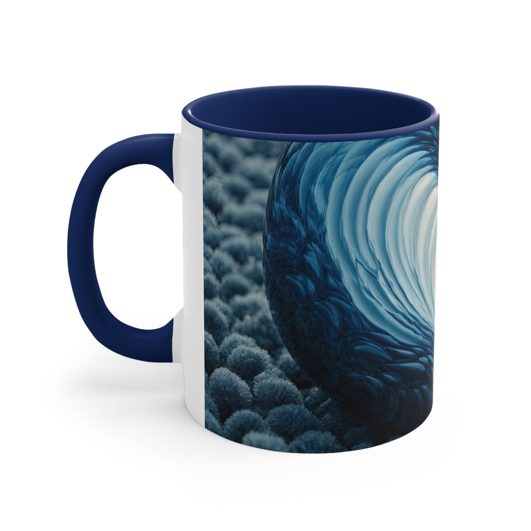 Oceanic Heart Horizon - Accent Coffee Mug - Mug - g(0D·IO) - Pink - 11oz -