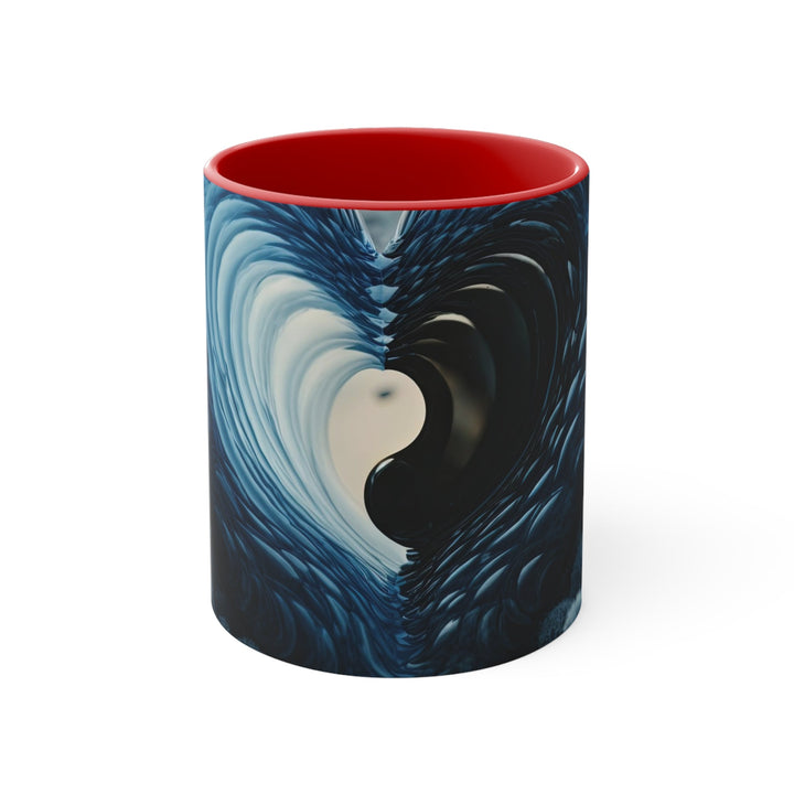 Oceanic Heart Horizon - Accent Coffee Mug - Mug - g(0D·IO) - Red - 11oz -