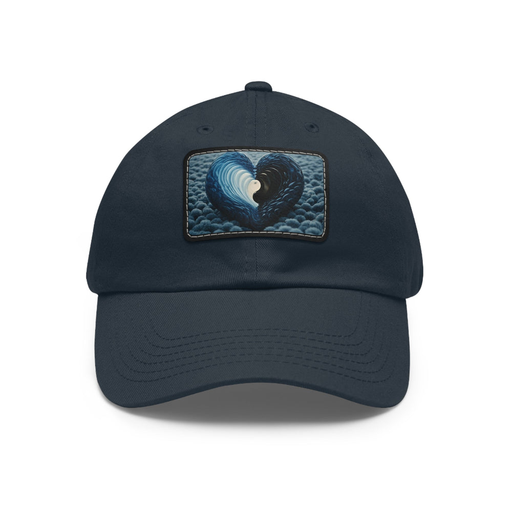 Oceanic Heart Horizon - Dad Hat - Hats - g(0D·IO) - Navy / Black patch - Rectangle - One size