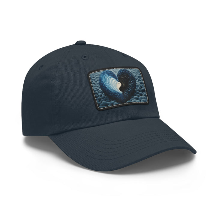 Oceanic Heart Horizon - Dad Hat - Hats - g(0D·IO) - White / Black patch - Rectangle - One size