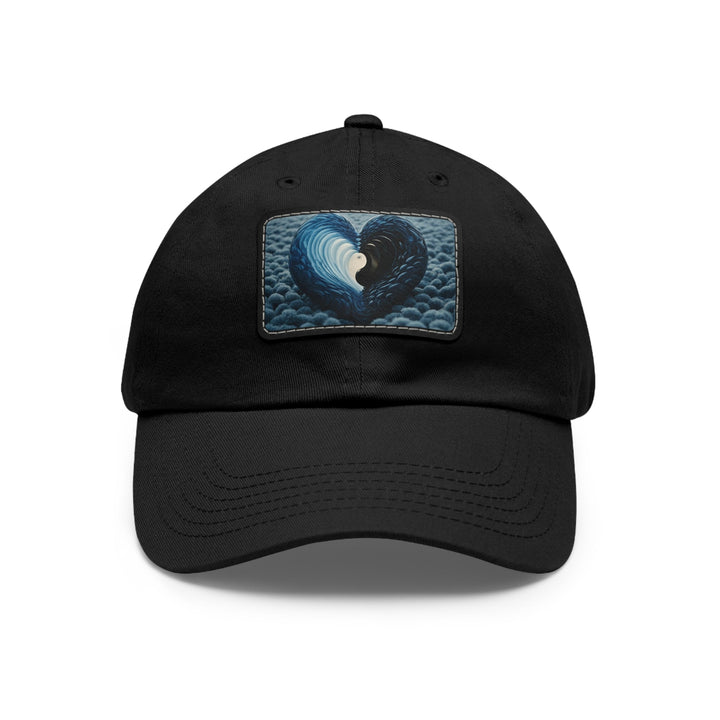 Oceanic Heart Horizon - Dad Hat - Hats - g(0D·IO) - Black / Black patch - Rectangle - One size