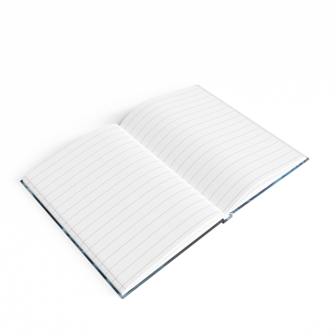 Oceanic Heart Horizon - Hard Backed Journal - Paper products - g(0D·IO) - Graph - A5 - White