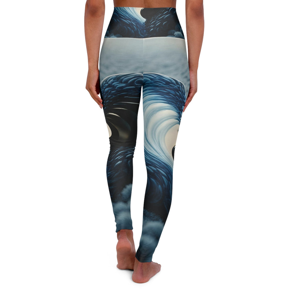 Oceanic Heart Horizon - High Waisted AOP Yoga Leggings - All Over Prints - g(0D·IO) - XS - -