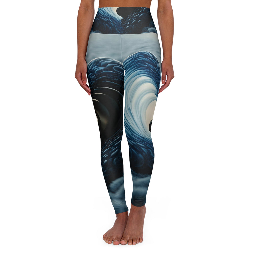 Oceanic Heart Horizon - High Waisted AOP Yoga Leggings - All Over Prints - g(0D·IO) - XS - -