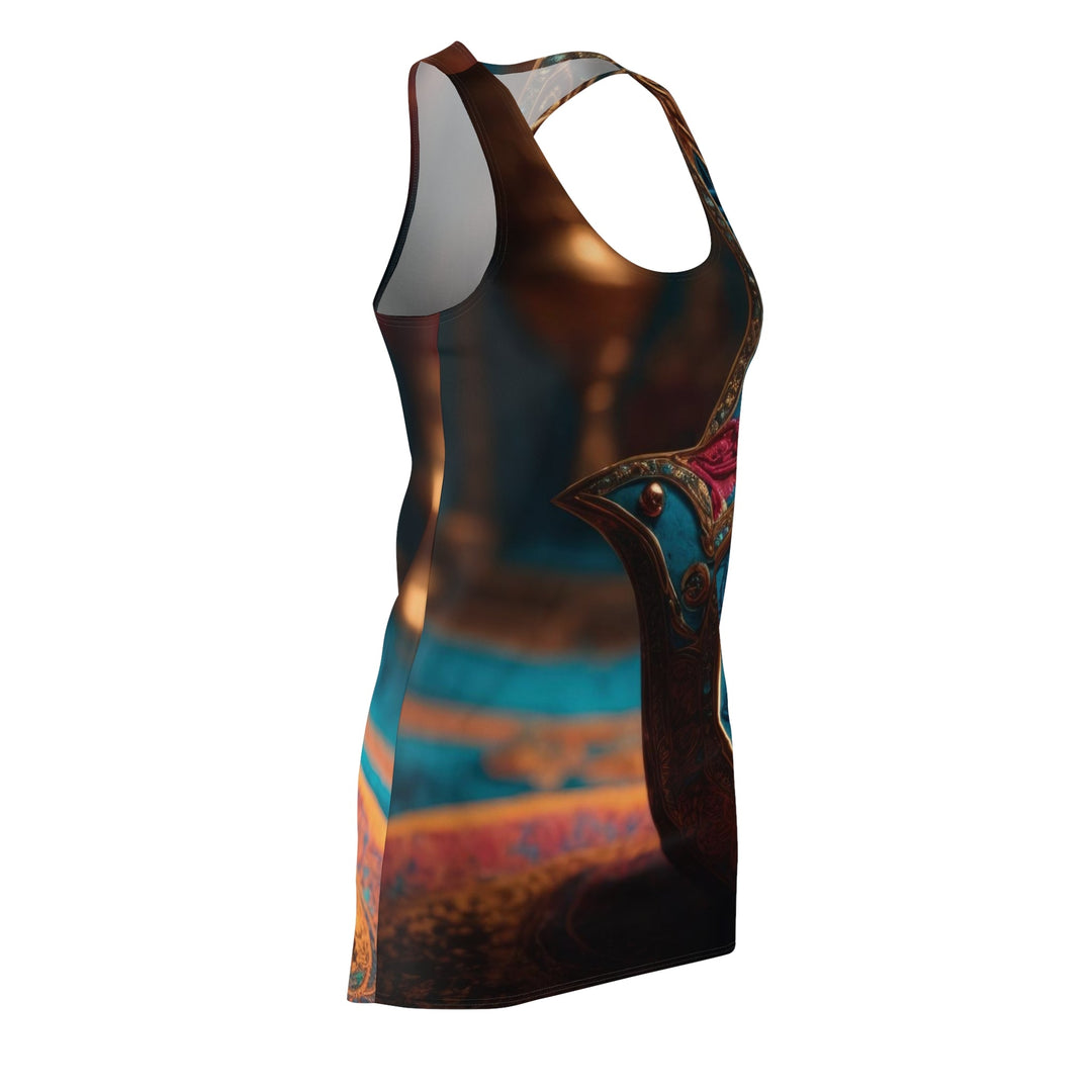 Ornate Hamsa Eye - Racerback Dress - All Over Prints - g(0D·IO) - XS - -