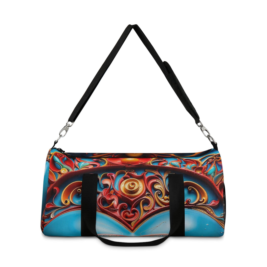 Ornate Heart Mandala - Duffle Bag - Bags - g(0D·IO) - Large - -