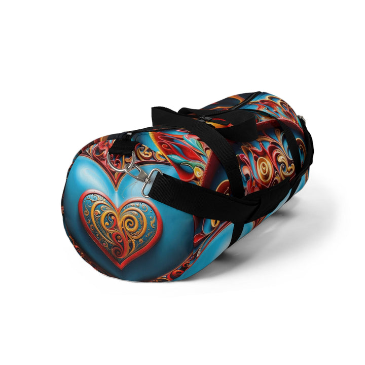 Ornate Heart Mandala - Duffle Bag - Bags - g(0D·IO) - Large - -