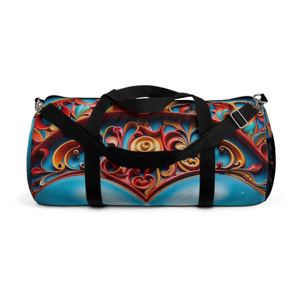 Ornate Heart Mandala - Duffle Bag - Bags - g(0D·IO) - Large - -