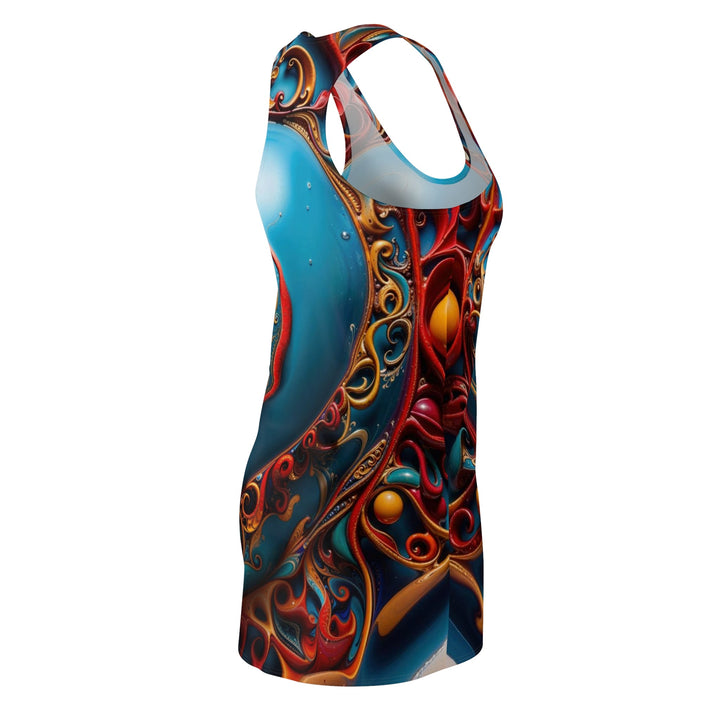 Ornate Heart Mandala - Racerback Dress - All Over Prints - g(0D·IO) - XS - -