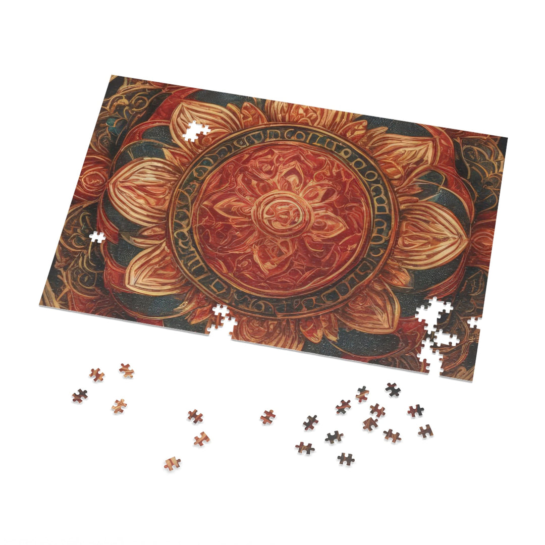 Ornate Lotus Mandala - Jigsaw Puzzle (100, 252, 500, 1000 pieces) - Puzzle - g(0D·IO) - 29.25" × 19.75" (1000 pcs) - -