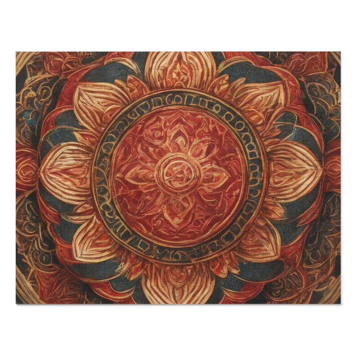 Ornate Lotus Mandala - Jigsaw Puzzle (100, 252, 500, 1000 pieces) - Puzzle - g(0D·IO) - 14" × 11" (252 pcs) - -