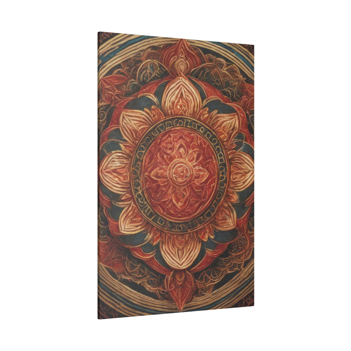 Ornate Lotus Mandala - Matte Canvas - Canvas - g(0D·IO) - 32" x 32" (Square) - 0.75'' -