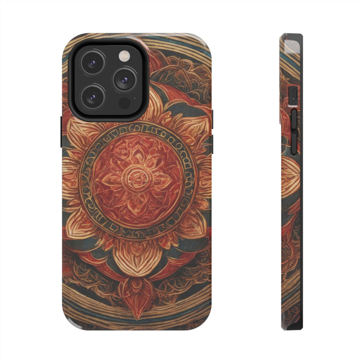 Ornate Lotus Mandala - Tough Phone Case - Phone Case - g(0D·IO) - iPhone 14 Pro Max - -