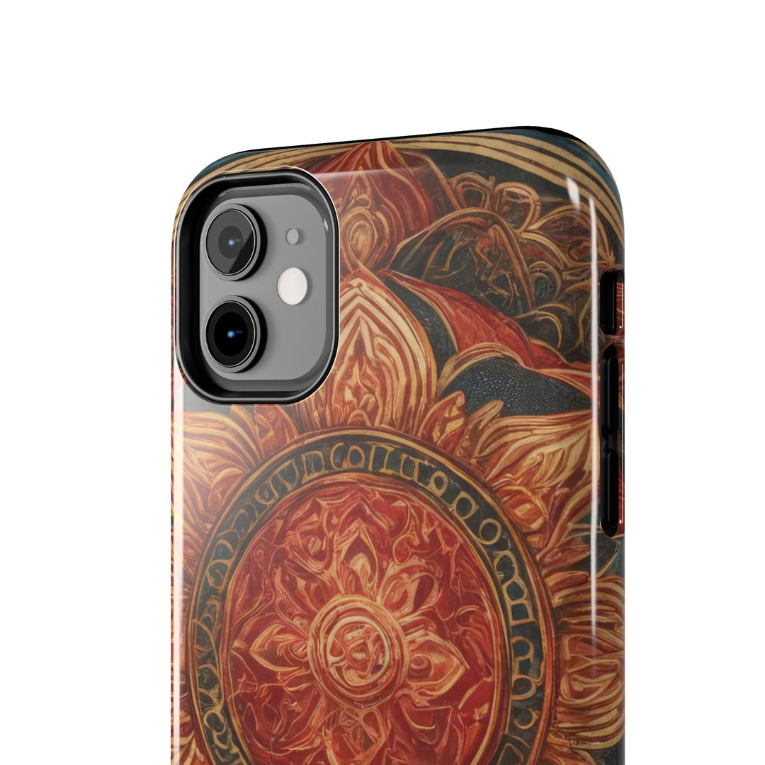 Ornate Lotus Mandala - Tough Phone Case - Phone Case - g(0D·IO) - iPhone 13 Mini - -