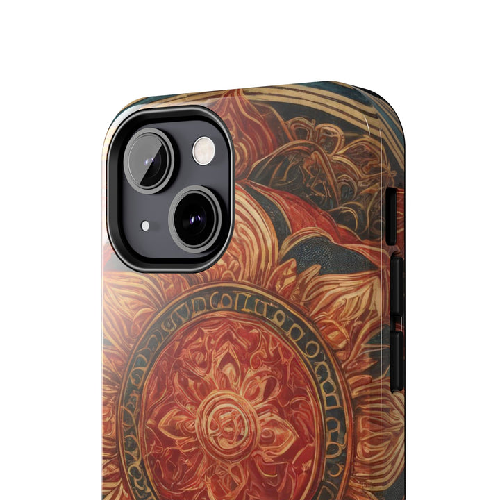 Ornate Lotus Mandala - Tough Phone Case - Phone Case - g(0D·IO) - iPhone 13 Mini - -