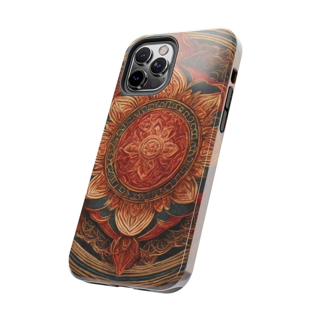 Ornate Lotus Mandala - Tough Phone Case - Phone Case - g(0D·IO) - iPhone 13 Mini - -