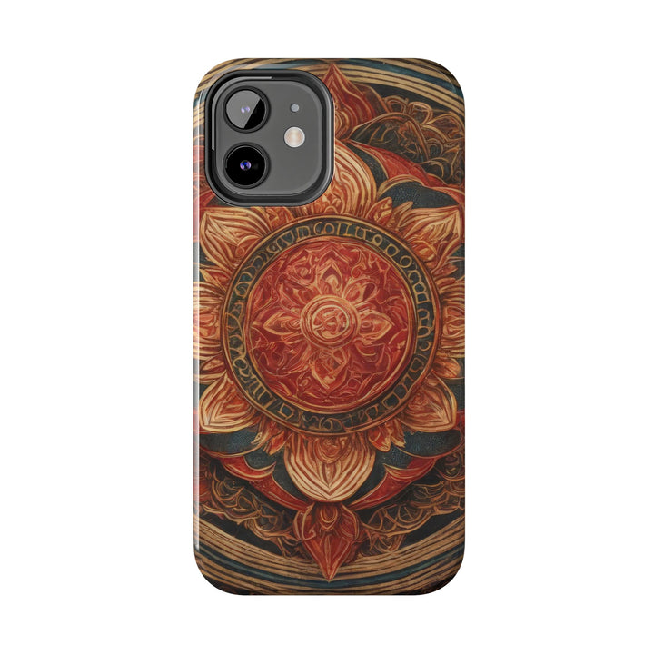 Ornate Lotus Mandala - Tough Phone Case - Phone Case - g(0D·IO) - iPhone 13 Mini - -