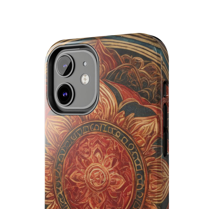 Ornate Lotus Mandala - Tough Phone Case - Phone Case - g(0D·IO) - iPhone 13 Mini - -