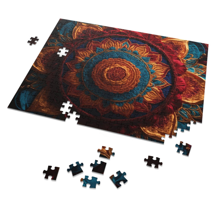 Ornate Textile Mandala - Jigsaw Puzzle (100, 252, 500, 1000 pieces) - Puzzle - g(0D·IO) - 29.25" × 19.75" (1000 pcs) - -