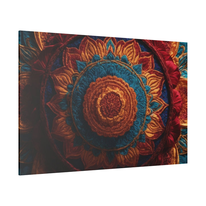 Ornate Textile Mandala - Matte Canvas - Canvas - g(0D·IO) - 32" x 32" (Square) - 0.75'' -