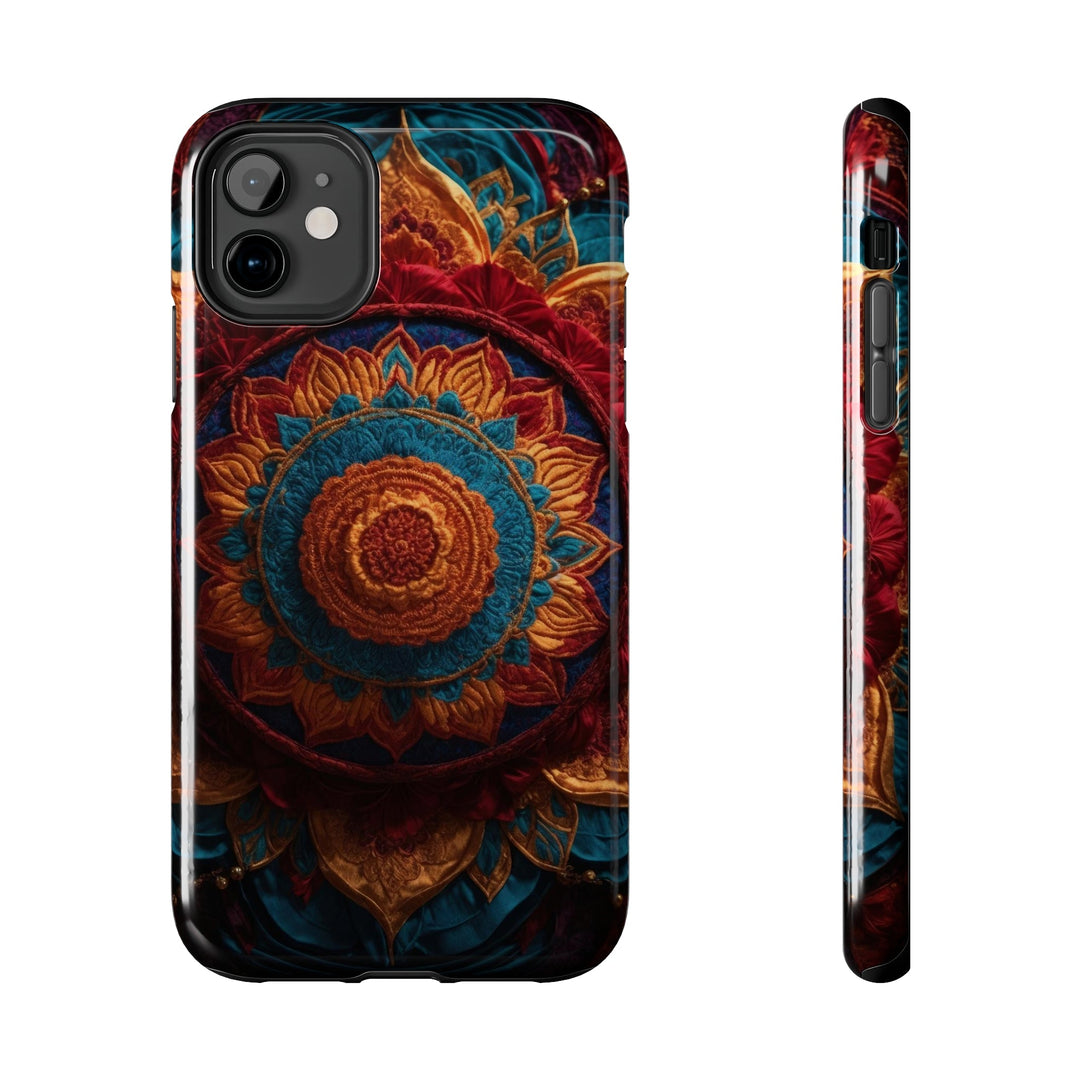 Ornate Textile Mandala - Tough Phone Case - Phone Case - g(0D·IO) - iPhone 11 - -