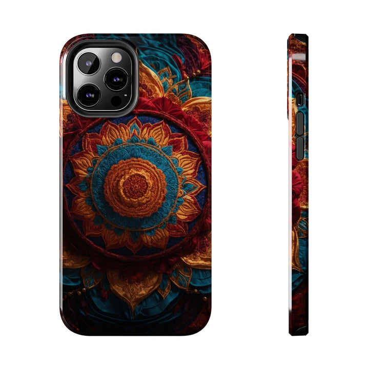 Ornate Textile Mandala - Tough Phone Case - Phone Case - g(0D·IO) - iPhone 12 Pro Max - -