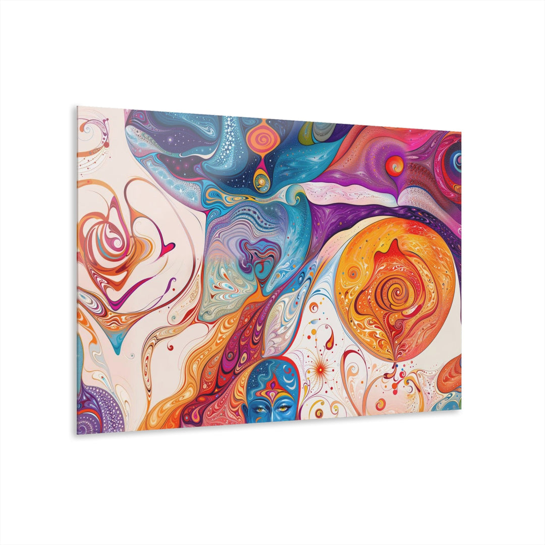 Psychedelic Cosmic Harmony - Acrylic Prints (French Cleat Hanging) - Home Decor - g(0D·IO) - 36" x 24" (Horizontal) - 0.25'' -