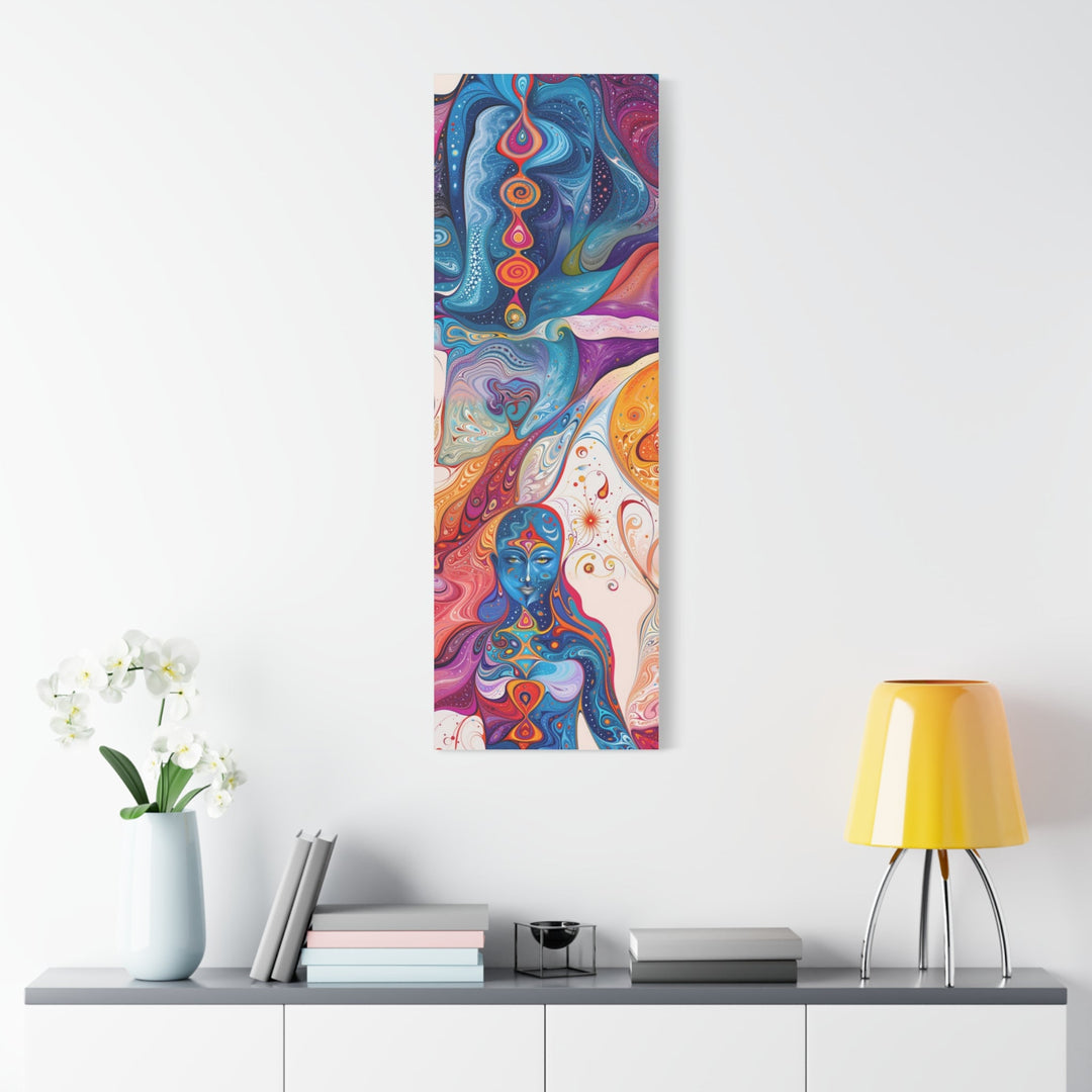 Psychedelic Cosmic Harmony - Matte Canvas Print 1.25" - Canvas - g(0D·IO) - 36" x 36" - 1.25" -