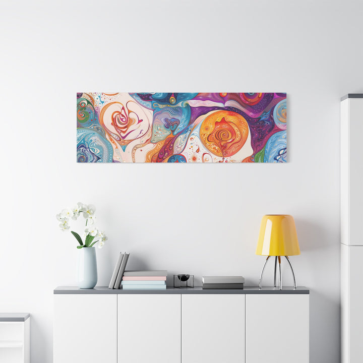 Psychedelic Cosmic Harmony - Matte Canvas Print 1.25" - Canvas - g(0D·IO) - 36" x 36" - 1.25" -