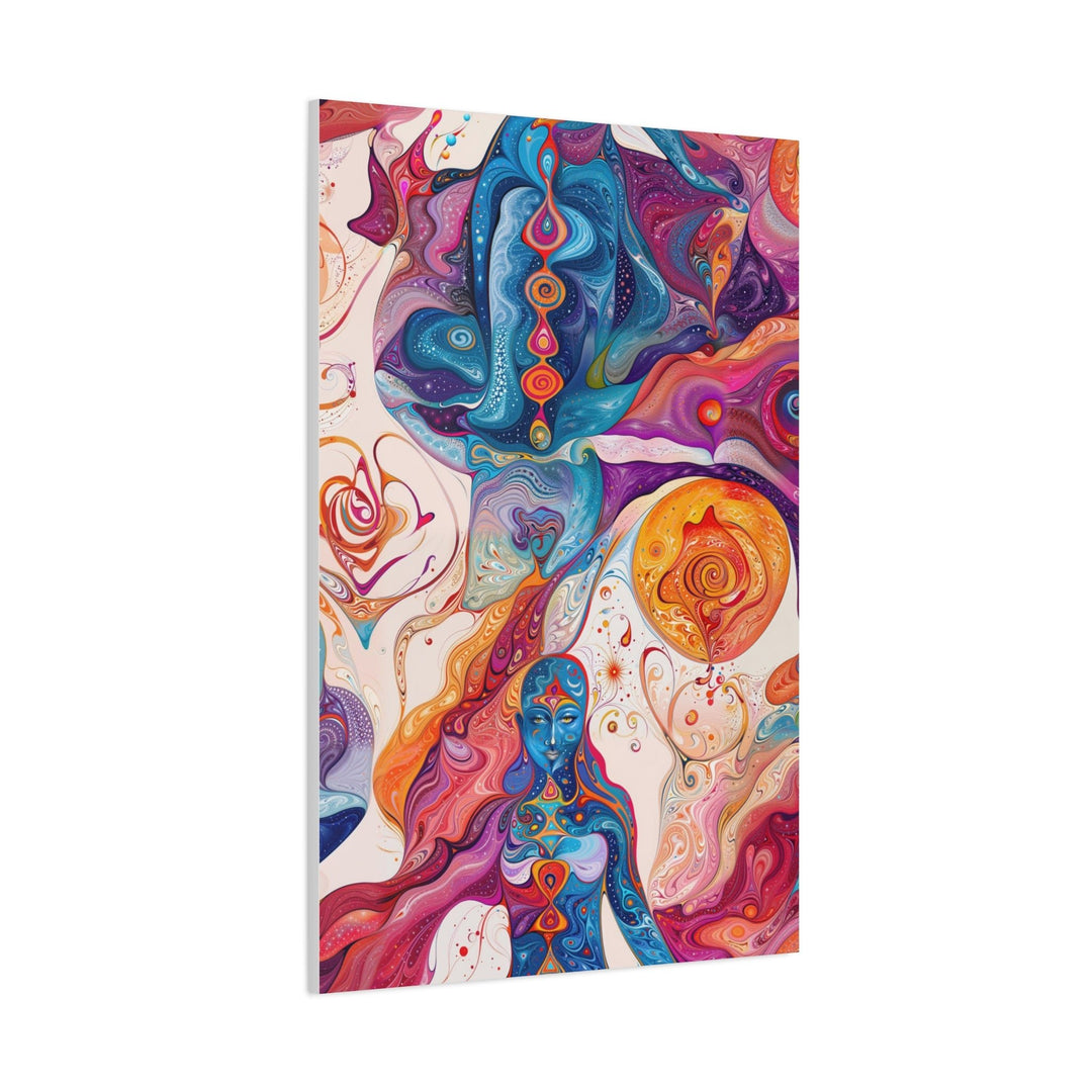 Psychedelic Cosmic Harmony - Matte Canvas Print 1.25" - Canvas - g(0D·IO) - 36" x 36" - 1.25" -