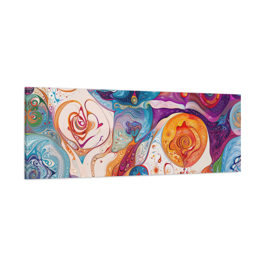 Psychedelic Cosmic Harmony - Matte Canvas Print 1.25" - Canvas - g(0D·IO) - 36" x 36" - 1.25" -