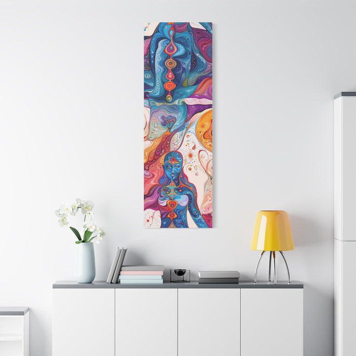 Psychedelic Cosmic Harmony - Matte Canvas Print 1.25" - Canvas - g(0D·IO) - 36" x 36" - 1.25" -