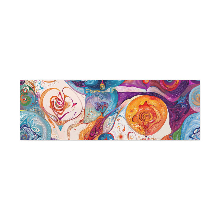 Psychedelic Cosmic Harmony - Matte Canvas Print 1.25" - Canvas - g(0D·IO) - 60" x 20" (Horizontal) - 1.25" -