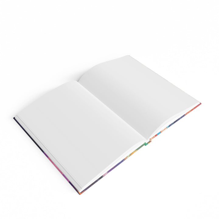 Psychedelic Dream Essence - Hard Backed Journal - Paper products - g(0D·IO) - Graph - A5 - White