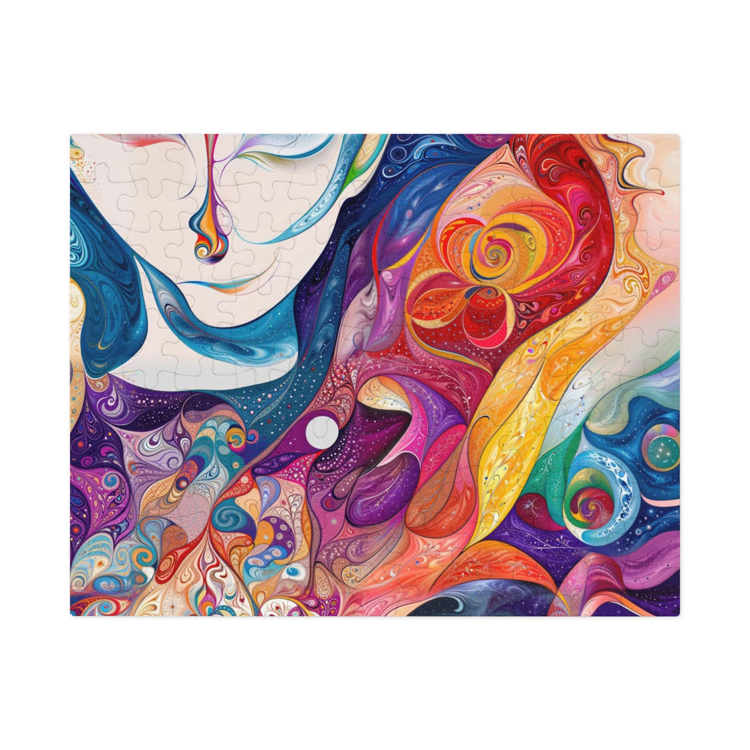 Psychedelic Dream Faces - Jigsaw Puzzle (100, 252, 500, 1000 pieces) - Puzzle - g(0D·IO) - 9.6" × 8" (110 pcs) - -
