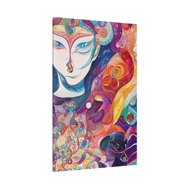 Psychedelic Dream Faces - Matte Canvas - Canvas - g(0D·IO) - 32" x 32" (Square) - 0.75'' -