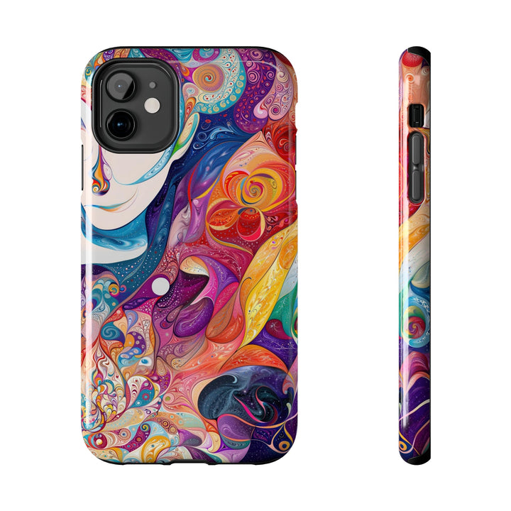 Psychedelic Dream Faces - Tough Phone Case - Phone Case - g(0D·IO) - iPhone 11 - -