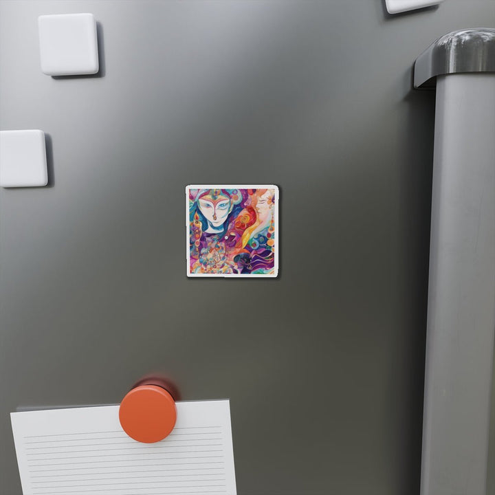 Psychedelic Dreamy Harmony - Die-cut Magnet - Home Decor - g(0D·IO) - 6 × 6" - Die-Cut - 1 pc
