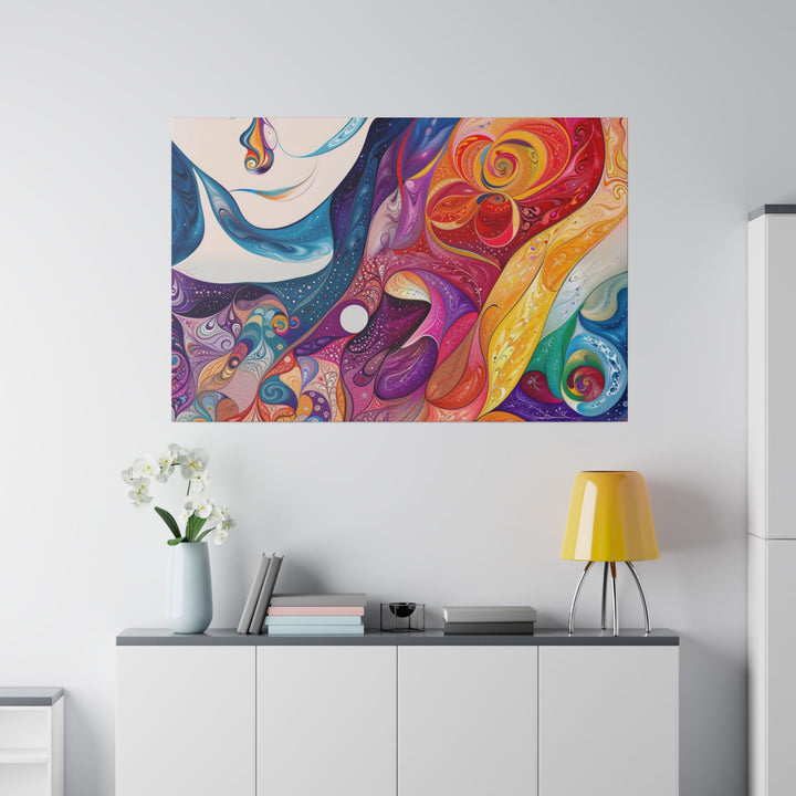 Psychedelic Dreamy Harmony - Matte Canvas - Canvas - g(0D·IO) - 32" x 32" (Square) - 0.75'' -