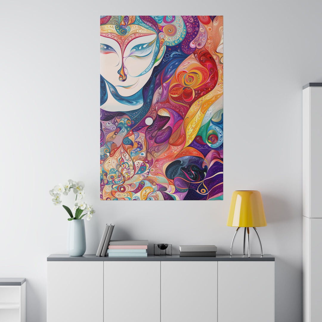 Psychedelic Dreamy Harmony - Matte Canvas - Canvas - g(0D·IO) - 32" x 32" (Square) - 0.75'' -