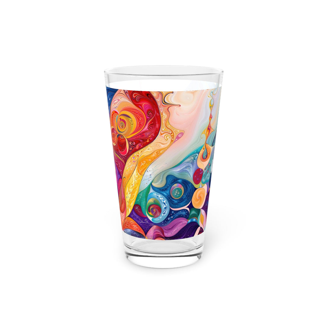 Psychedelic Dreamy Harmony - Pint Glass - Mug - g(0D·IO) - 16oz - -