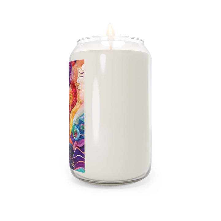Psychedelic Dreamy Harmony - Scented Candle - Home Decor - g(0D·IO) - Vanilla Bean - 13.75oz -