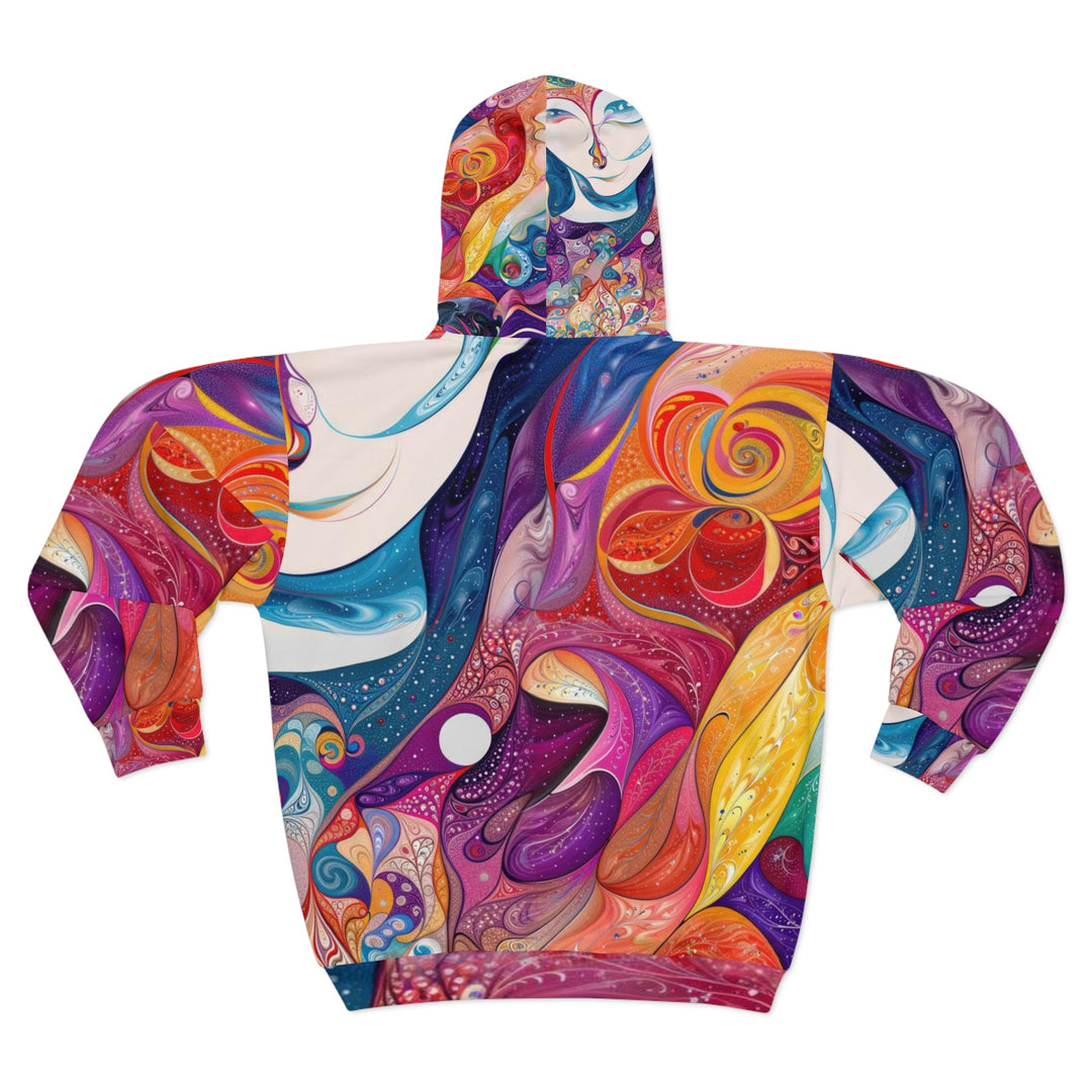 Psychedelic Dreamy Harmony - Unisex Zip Hoodie - All Over Prints - g(0D·IO) - XS - -