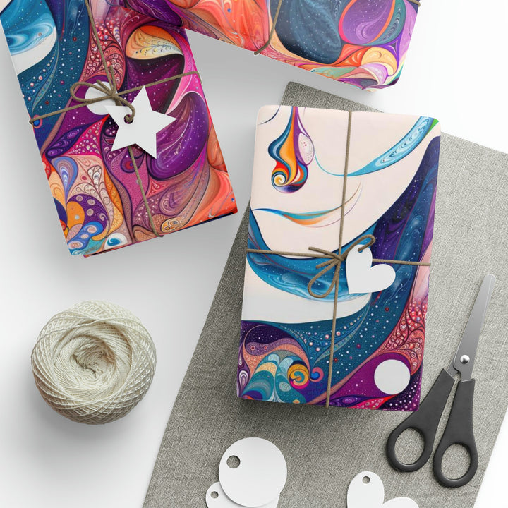 Psychedelic Dreamy Harmony - Wrapping Paper - Home Decor - g(0D·IO) - 30'' x 72'' - Matte -