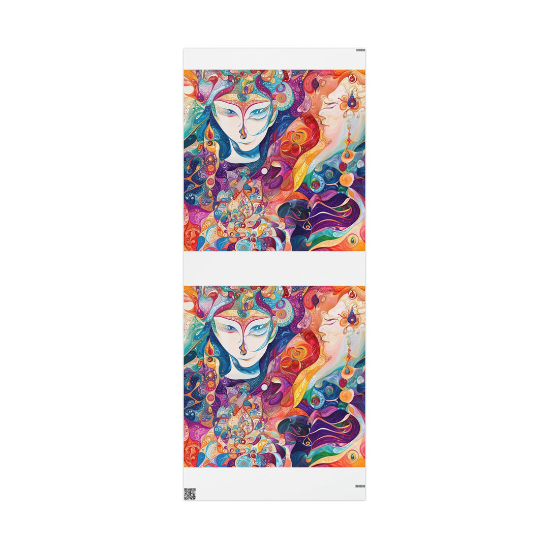 Psychedelic Dreamy Harmony - Wrapping Paper - Home Decor - g(0D·IO) - 30'' x 72'' - Matte -