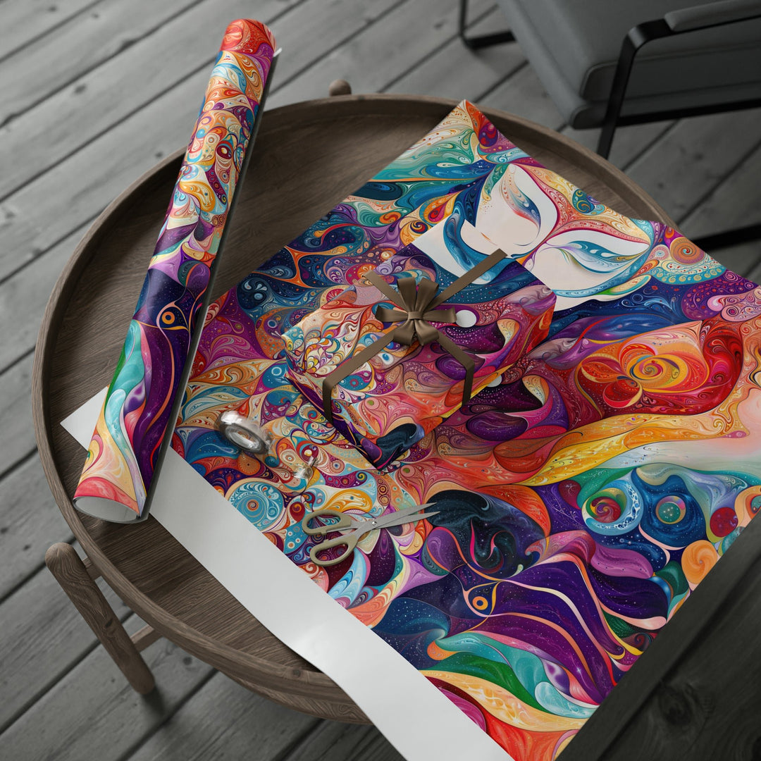 Psychedelic Dreamy Harmony - Wrapping Paper - Home Decor - g(0D·IO) - 30'' x 72'' - Matte -
